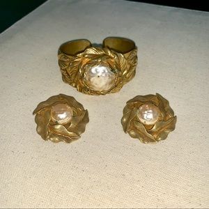 Sandor bracelet and earrings set